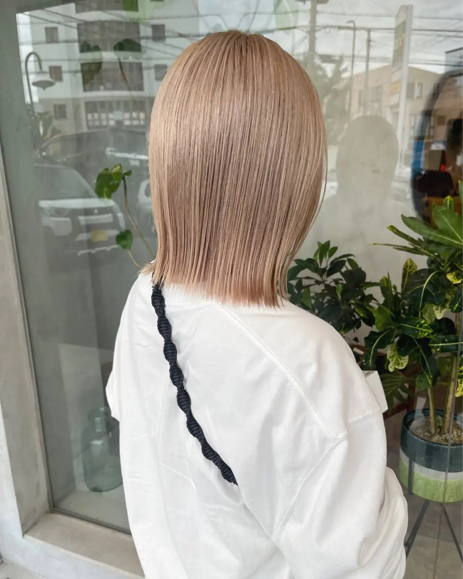 ブリーチ+カラー🥣 【ブリーチリタッチ】の写真