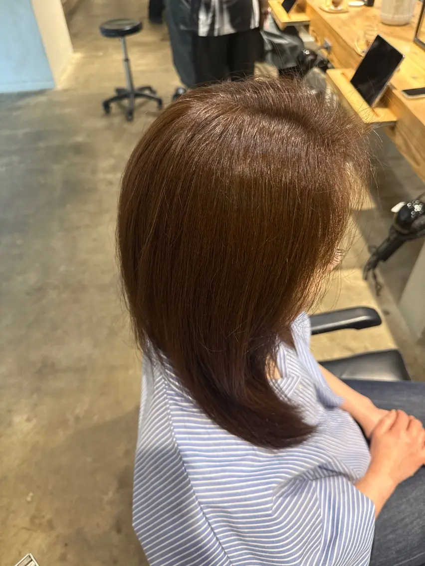 カラー 西村 颯世のヘアスタイル