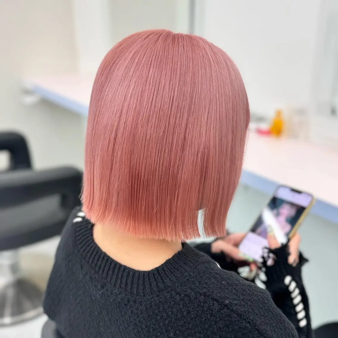 ミディアム カラー ヘアアレンジ 💘Risa💘/ミ ルクティ/ハイトーンのヘアスタイル