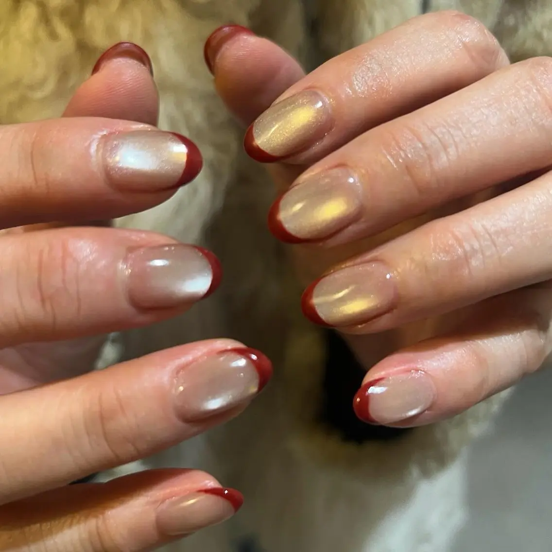 ネイル フレンチネイル マグネットネイル io nail / moeのネイルデザイン