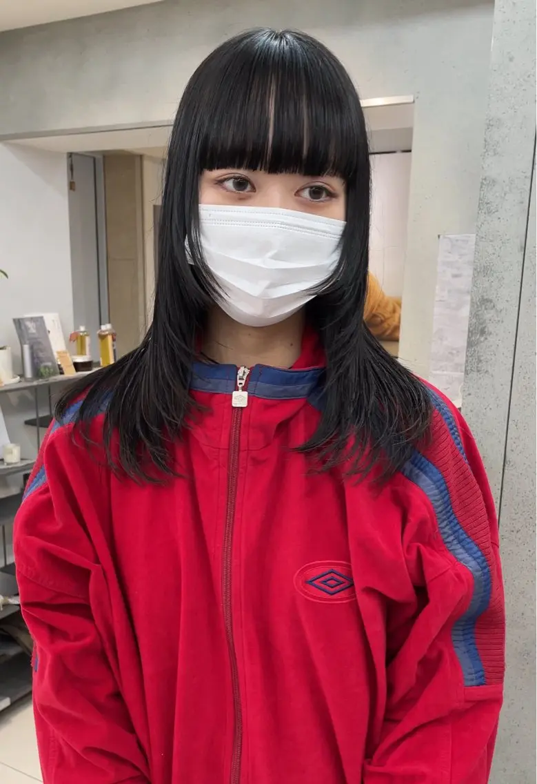 ミディアム 渋谷ショート、パーマ 美容師vain はるのヘアスタイル