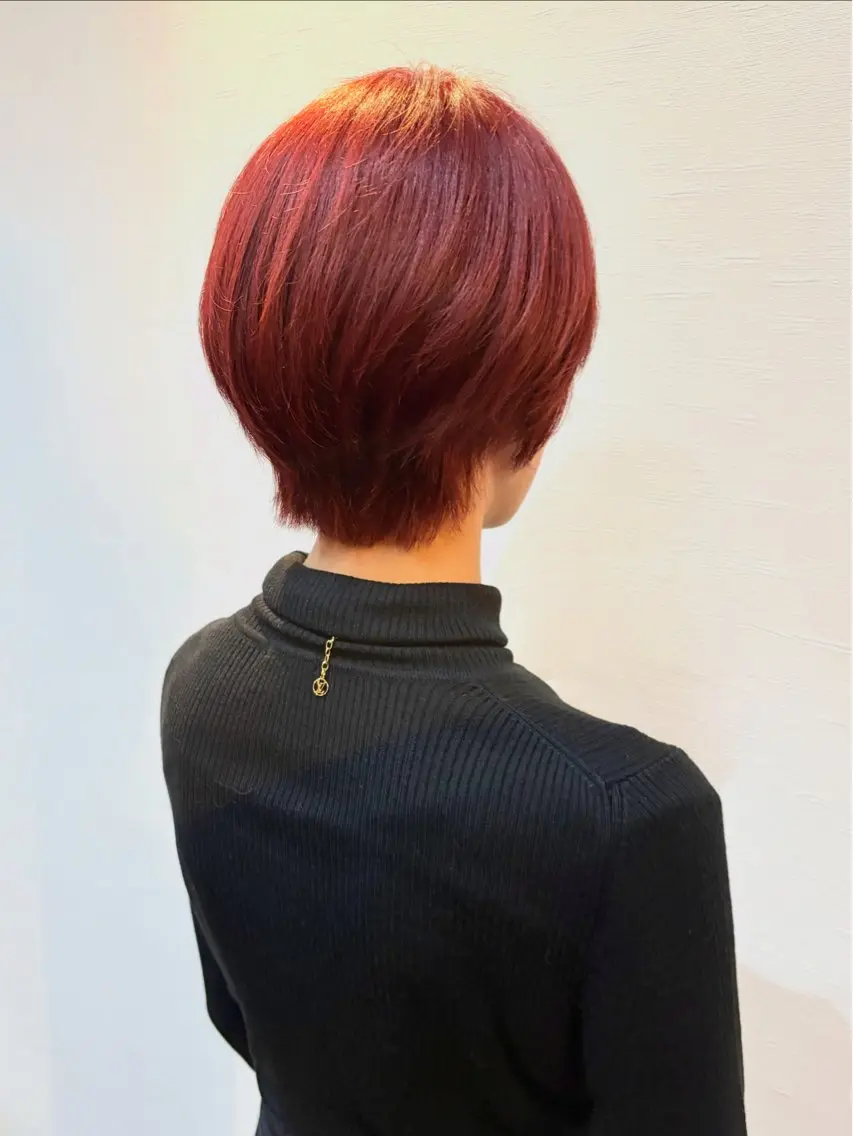 ショート カラー ヘアカラー トリートメント 𝘒𝘺𝘰𝘬𝘢 🌿‬のヘアスタイル
