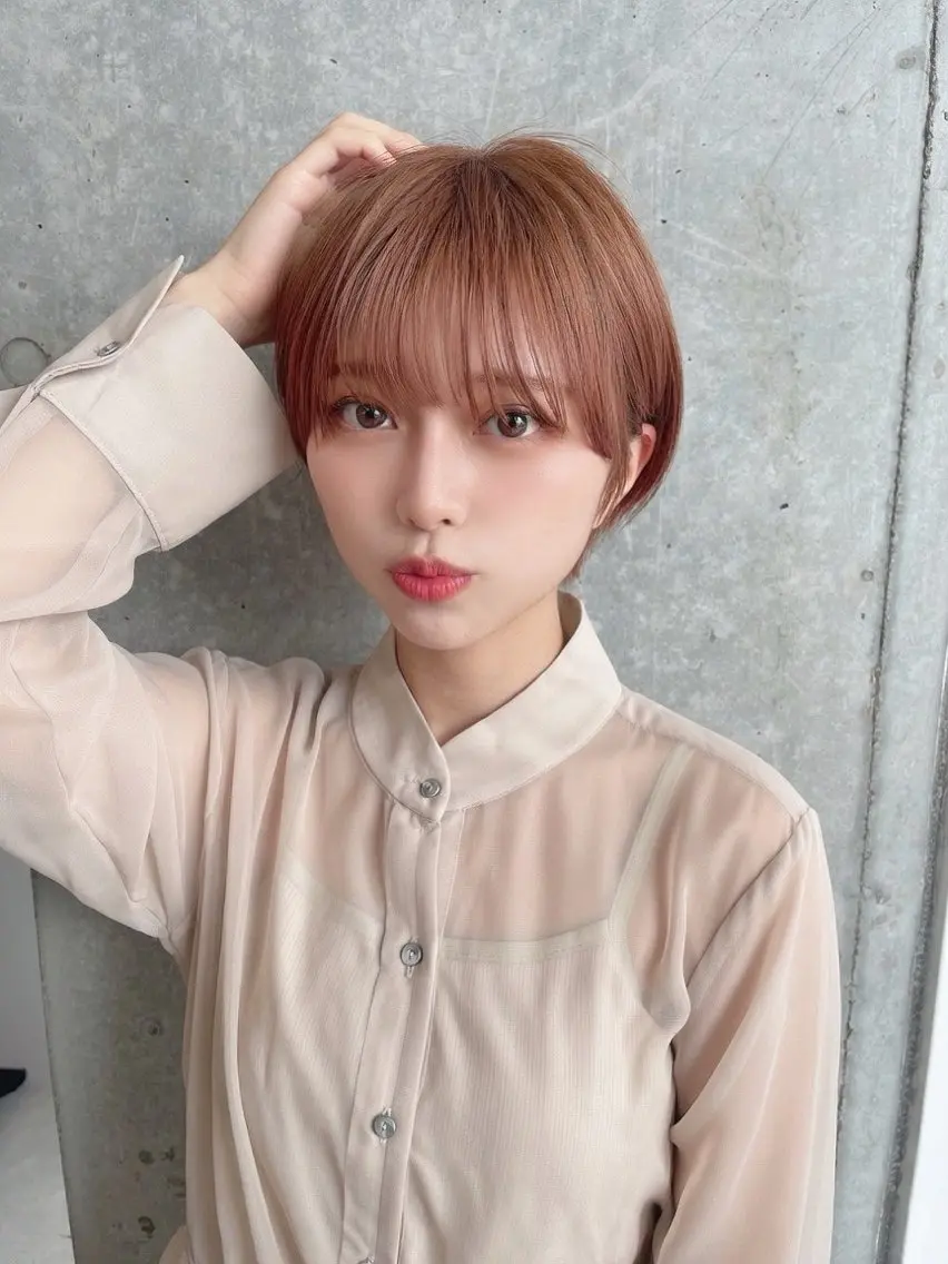 【🐰ケアも徹底したい方へ🎀】カット➕髪質改善カラー➕5stepプレックストリートメントの写真