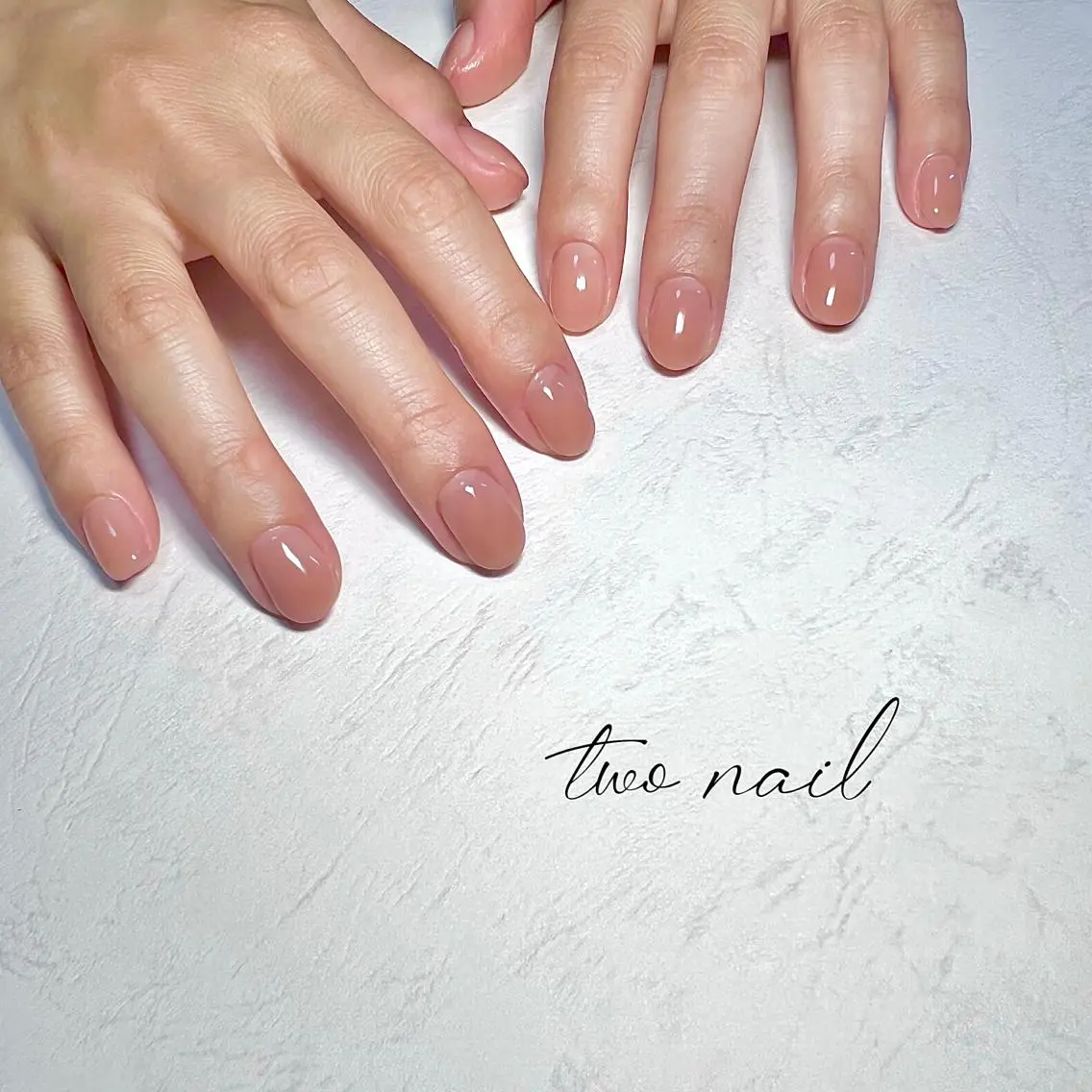 ネイル アートネイル ブラウン フットネイル ハート ニュアンスネイル ハンドネイル two nailのネイルデザイン