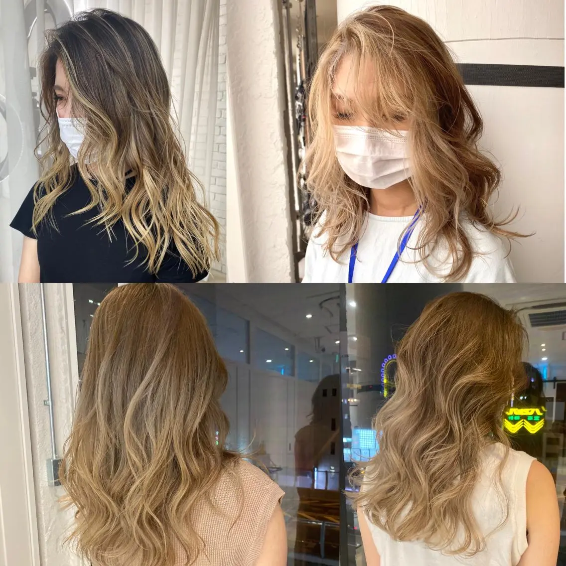 セミロング カラー welring hair salonのヘアスタイル