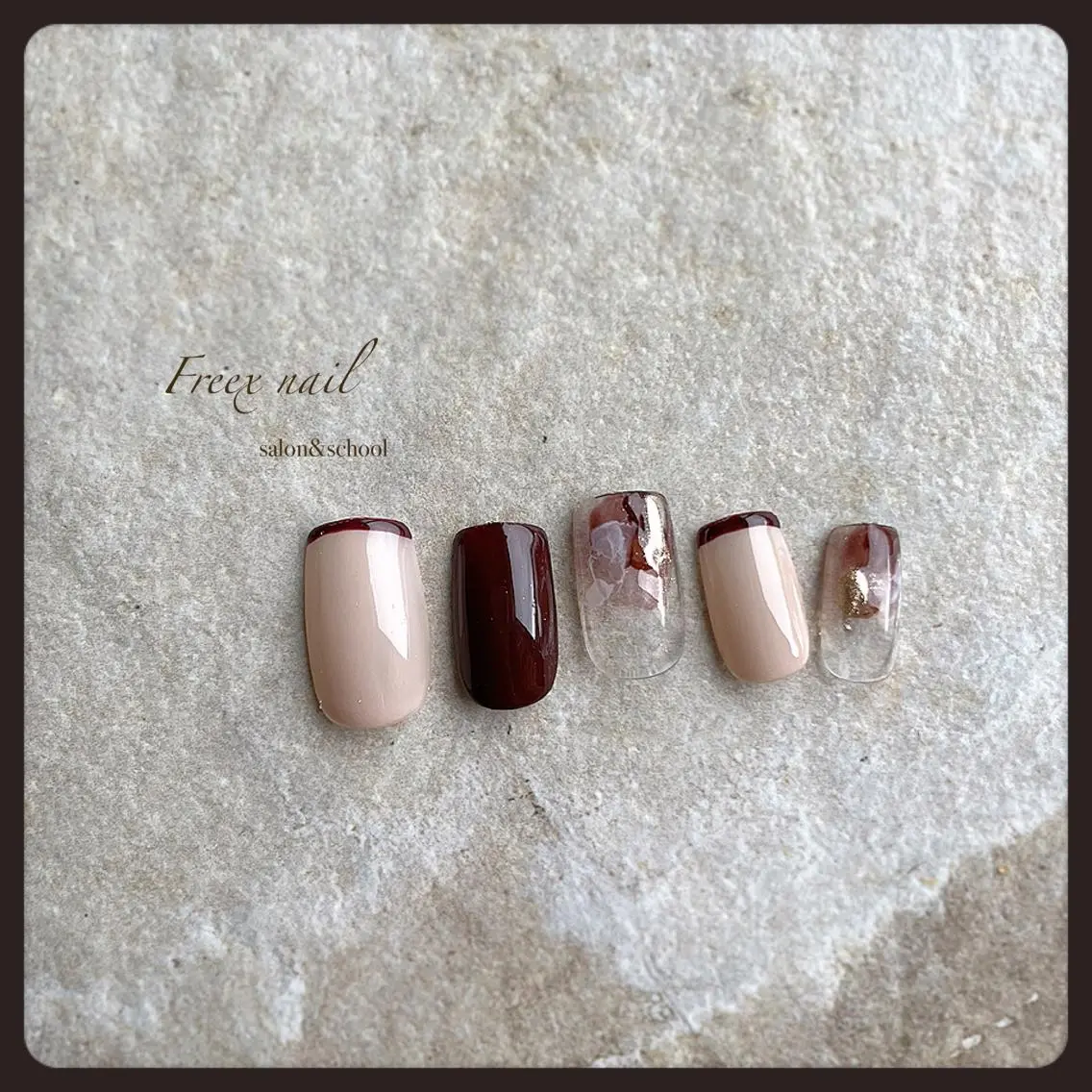 ネイル ハンドネイル ハンドケア freex nail /ニュアンス/個性派のネイルデザイン