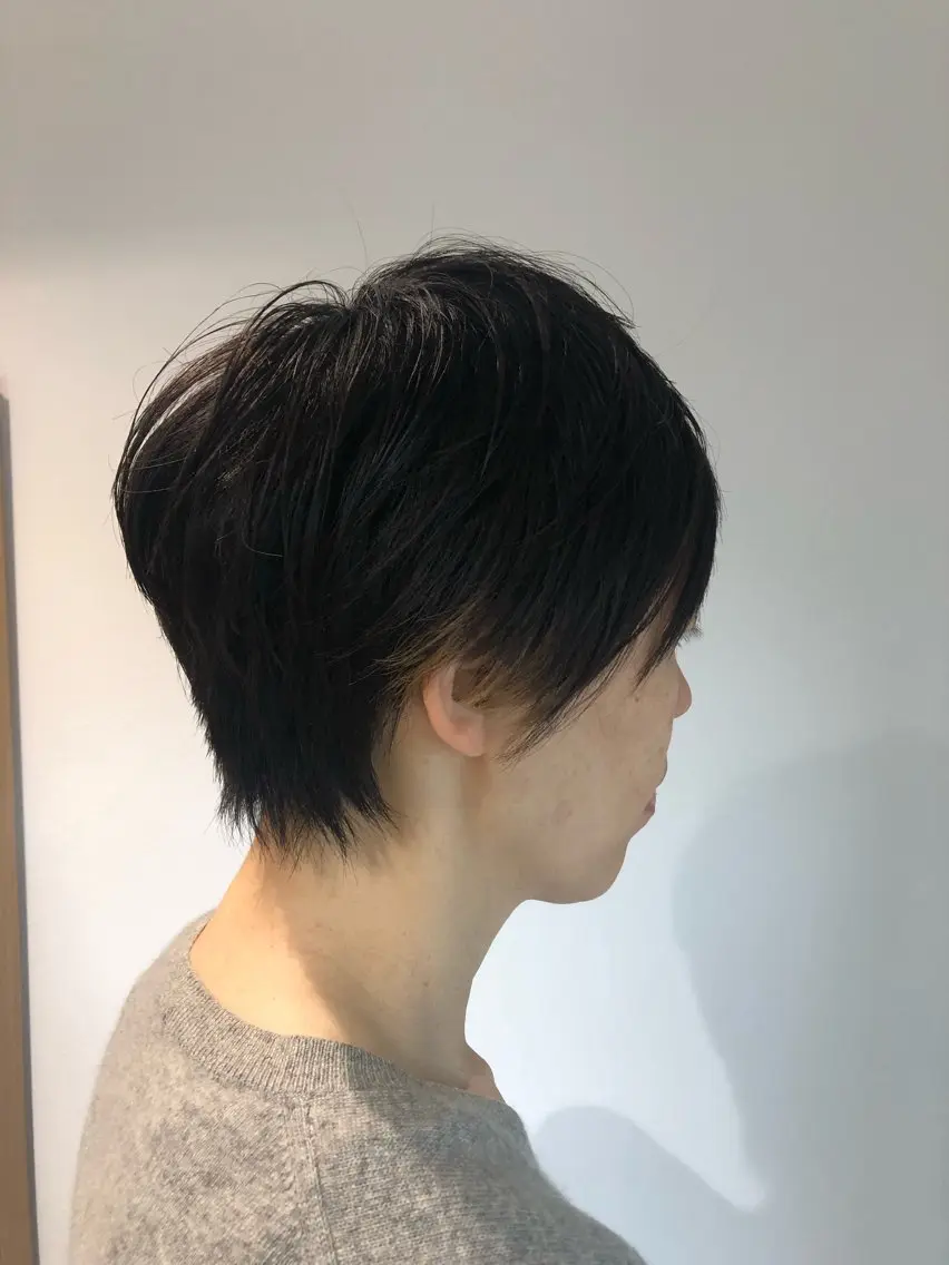 ショート ショートヘア soy kufu 川勝のヘアスタイル