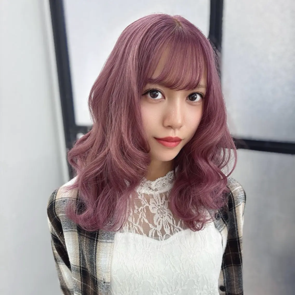 セミロング カラー ヘアカラー Ren. 🦋デザインカラーのヘアスタイル