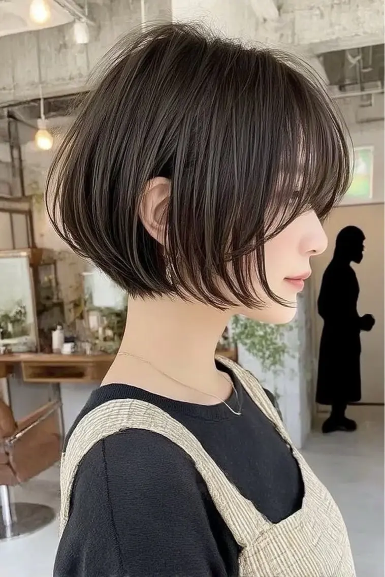 ショート カラー ヘアカラー 韓国×艶ハイトーンが かわいい✨️リオ🍒のヘアスタイル