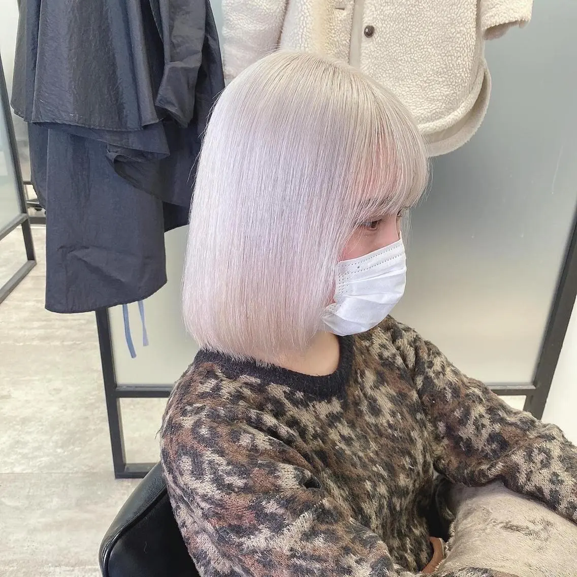ショート カラー ヘアアレンジ 🫧新宿 透明感 カラー/サスケ🫧のヘアスタイル