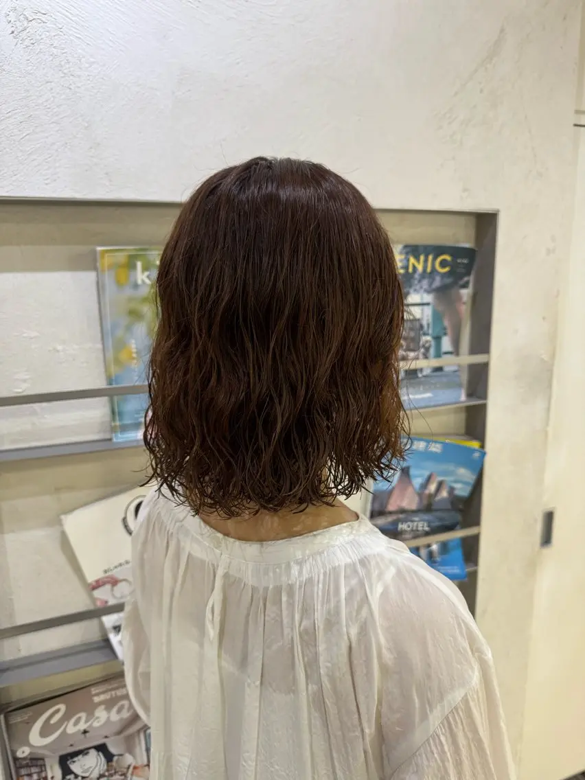 ミディアム パーマ カット パーマ [YUCCA] Junaのヘアスタイル