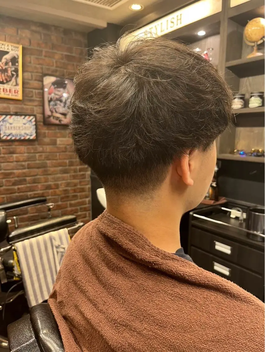 ミディアム メンズカット ひでよしのヘアスタイル