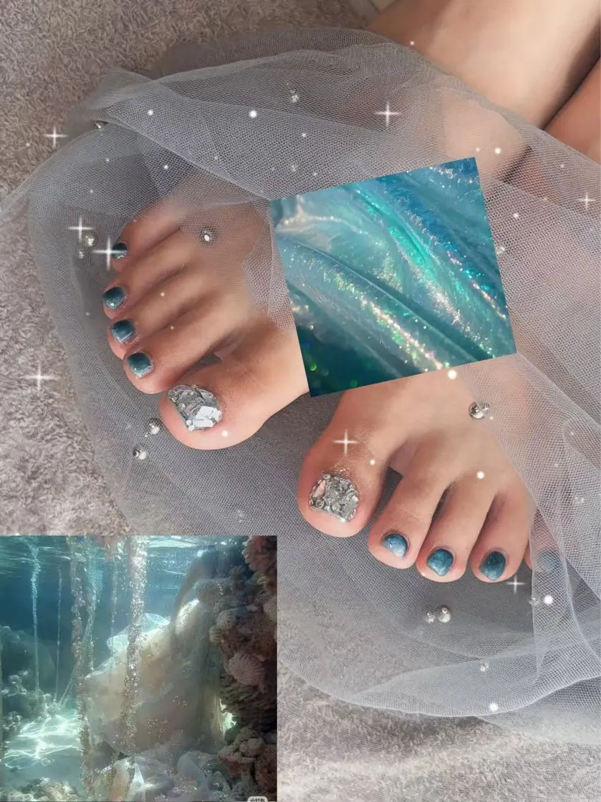 ネイル フットネイル WO MIAO💎のネイルデザイン