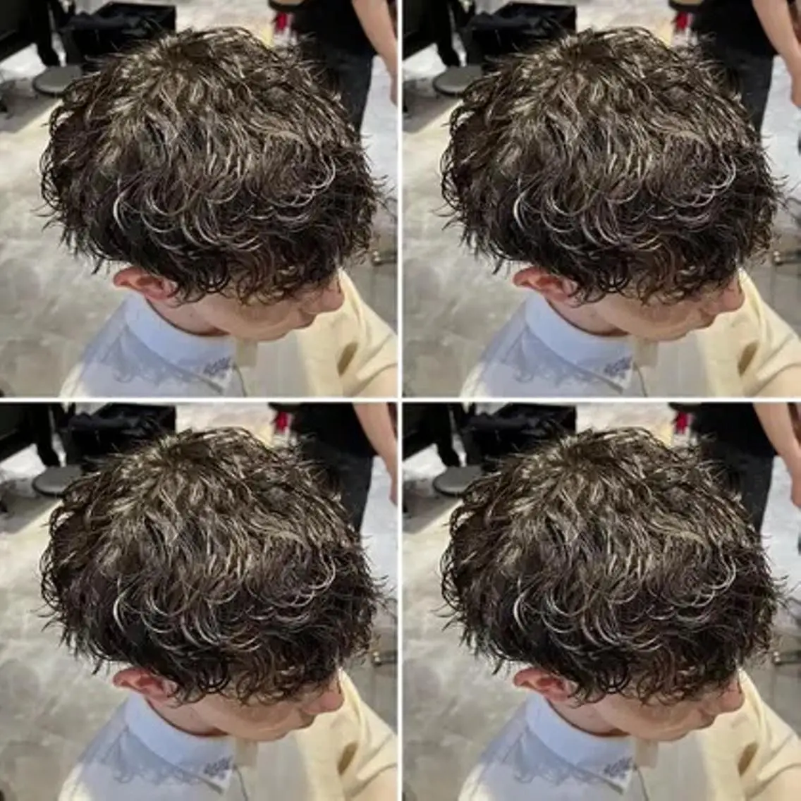 ミディアム 大石 真理子のヘアスタイル