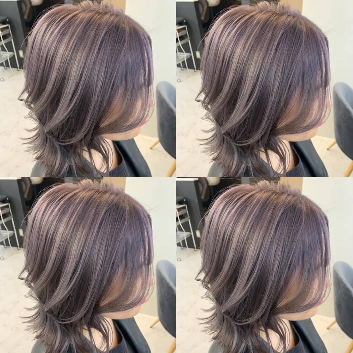 ミディアム カラー ヘアアレンジ ヘアカラー トリートメント 🦋レイヤー特化/ 羽エク/ナツミ🦋のヘアスタイル
