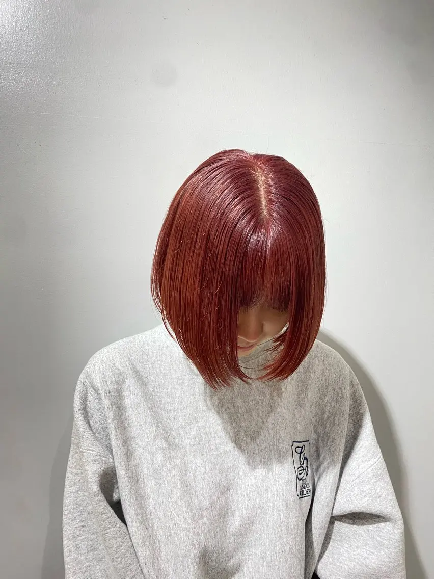 ショート カラー ブリーチ ケアブリーチ ボブ トリートメント カット ヘアカラー トリートメント Riganuts王子 Hayato✂︎のヘアスタイル