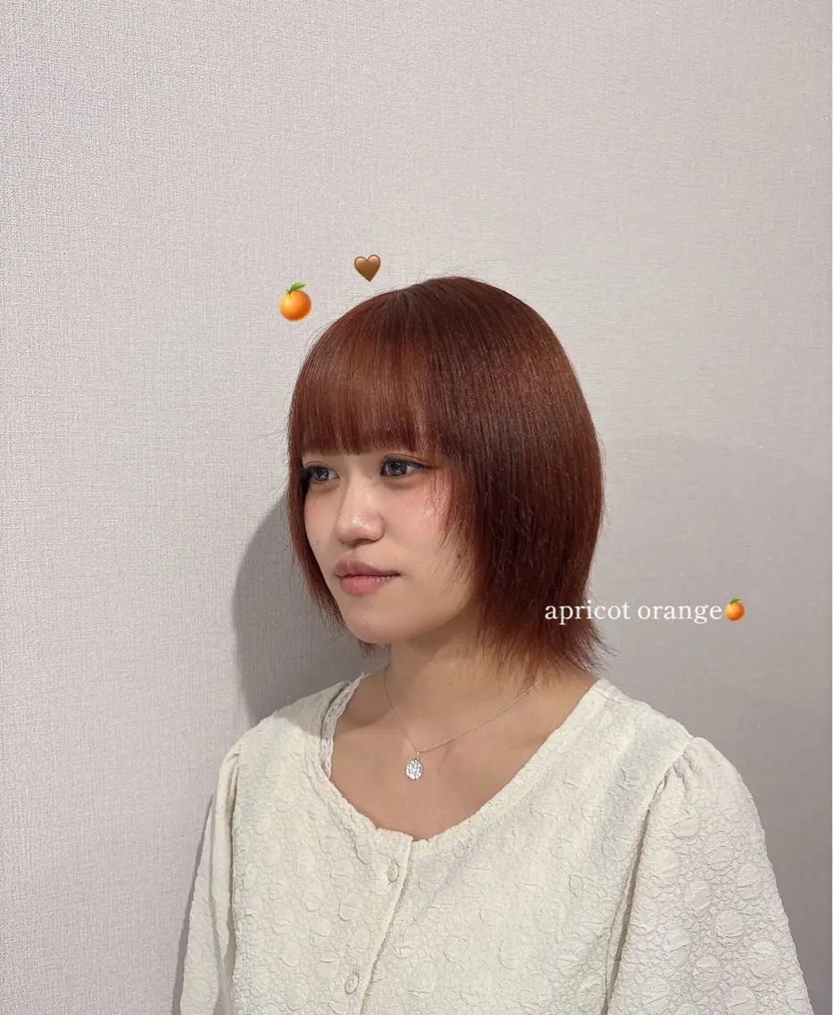 ミディアム ヘアカラー 透明感カラー/ボブ /miyuu🥣のヘアスタイル