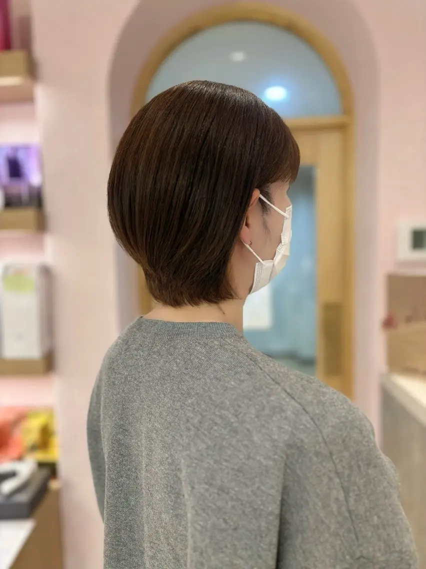ショート ボブ カット merc.谷本 澪のヘアスタイル