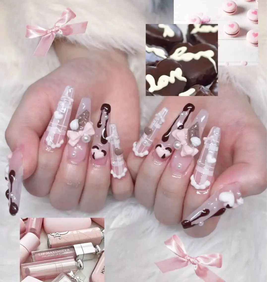 ネイル キラキラネイル 韓国ネイル ロングネイル ワンホンネイル ハンドネイル Josie nail salonのネイルデザイン