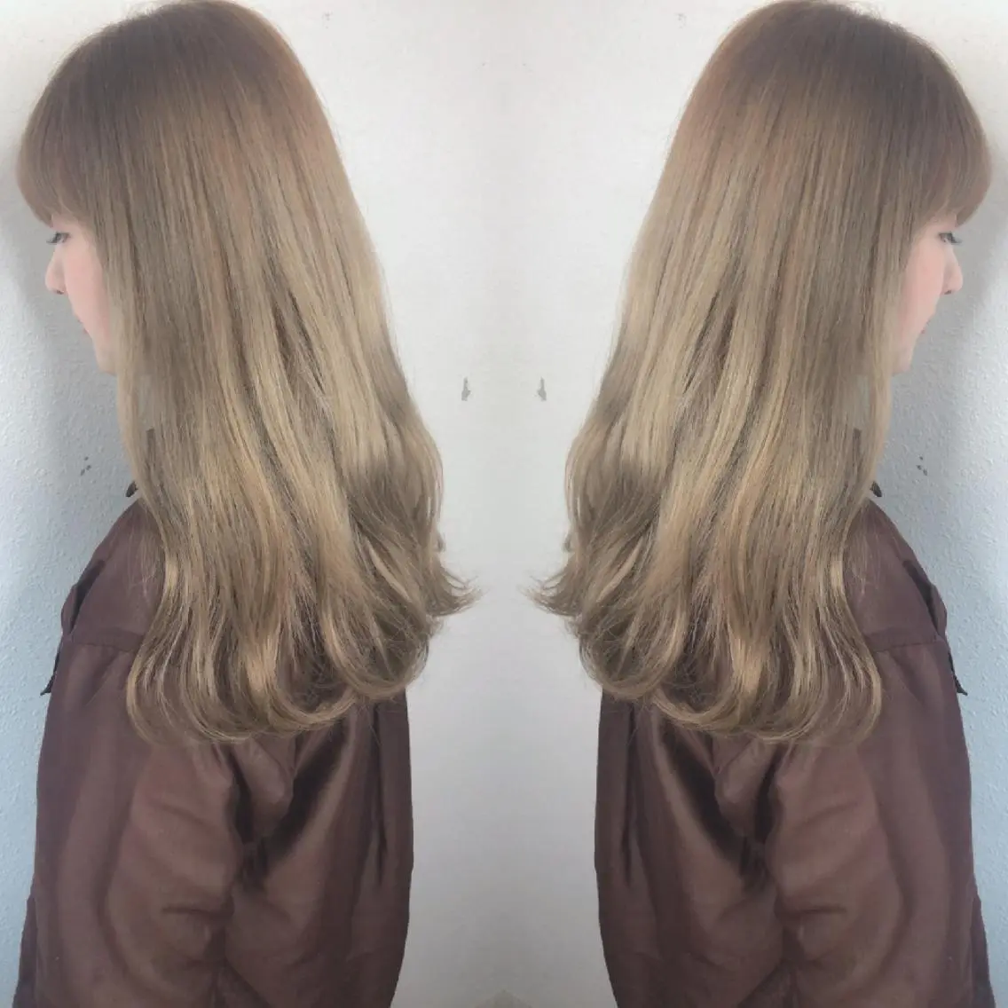 ロング カラー ヘアアレンジ ブリーチ カット トリートメント 竹内啓太 ボブのヘアスタイル