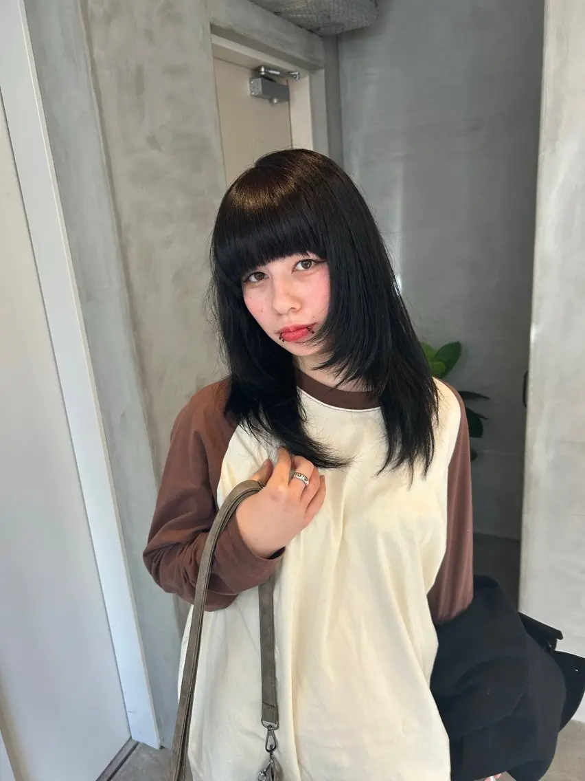 ✨髪質改善ケアカラー+カット+3Step ✨ カラーのダメージを最小限に🧚♀️の写真