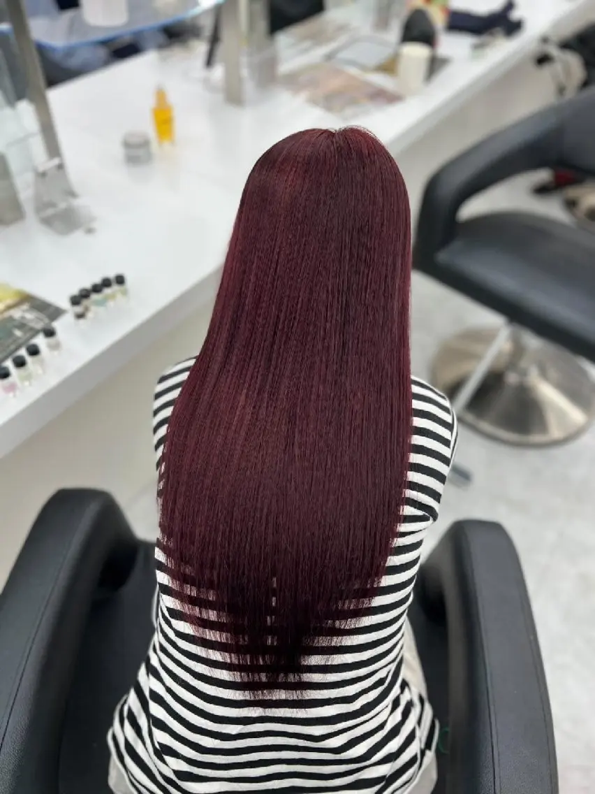 カラー 黒髪 卒業式のヘアスタイル 縮毛矯正 ヘアカラー トリートメント 🍒renka🍒 ボブ/ショート/暖色のヘアスタイル