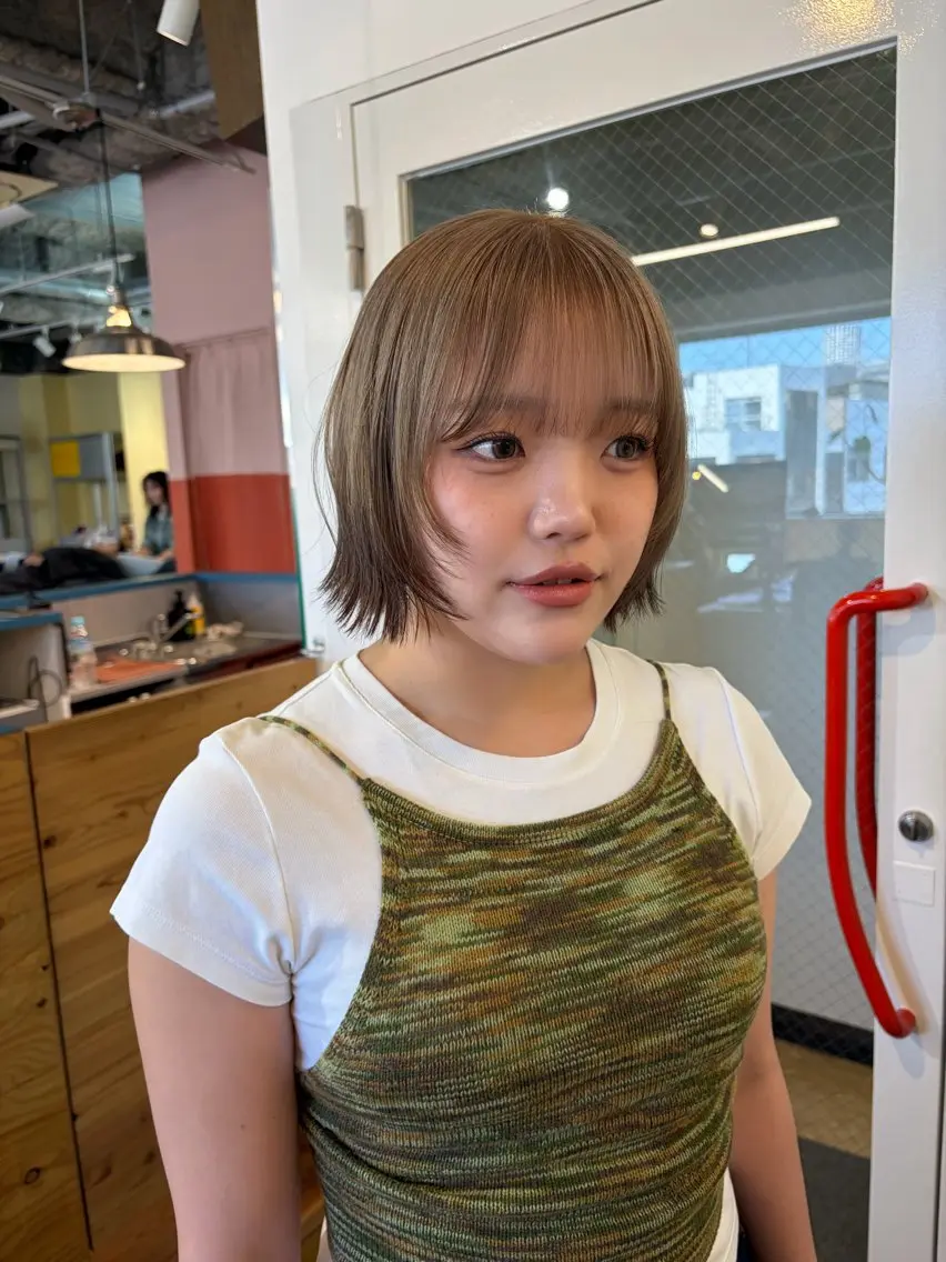 ショート カラー ヘアカラー ❕マンツーマン施術❕ 🍊Moemiのヘアスタイル