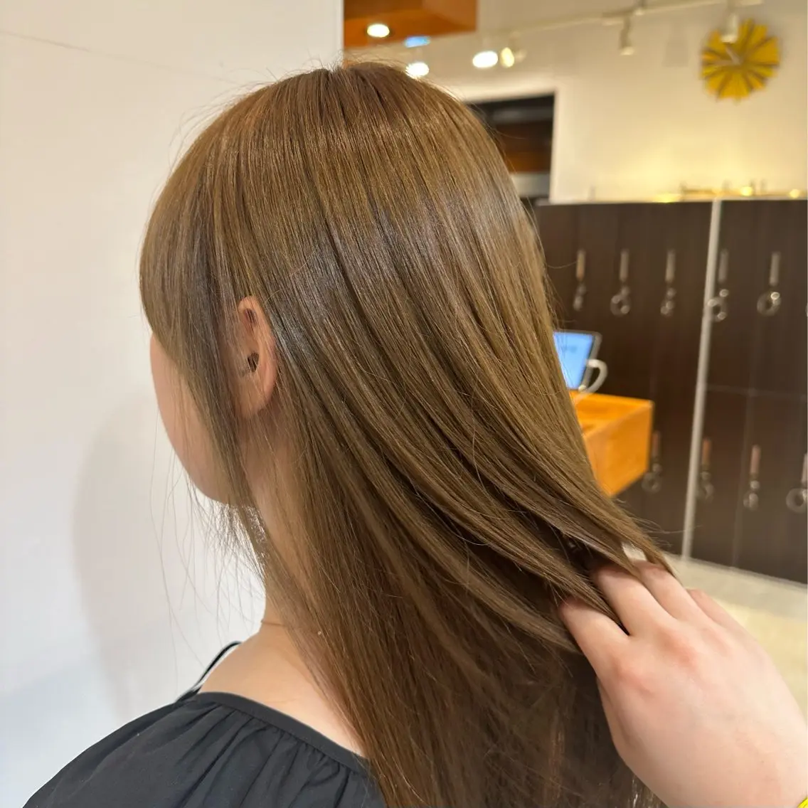ロング カラー ひらい るなのヘアスタイル