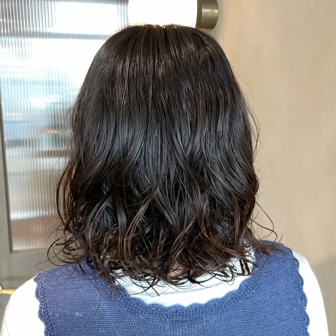ミディアム パーマ カット パーマ トリートメント 黒坂 唯奈 /パーマ･ボブ特化のヘアスタイル