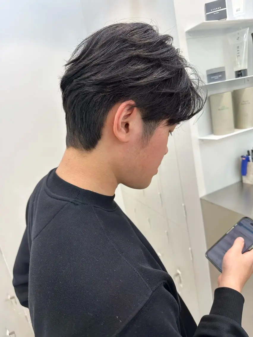 💈就活などで暗くしたい方も大歓迎💈カラー＋トリートメント（白髪染めも可）の写真