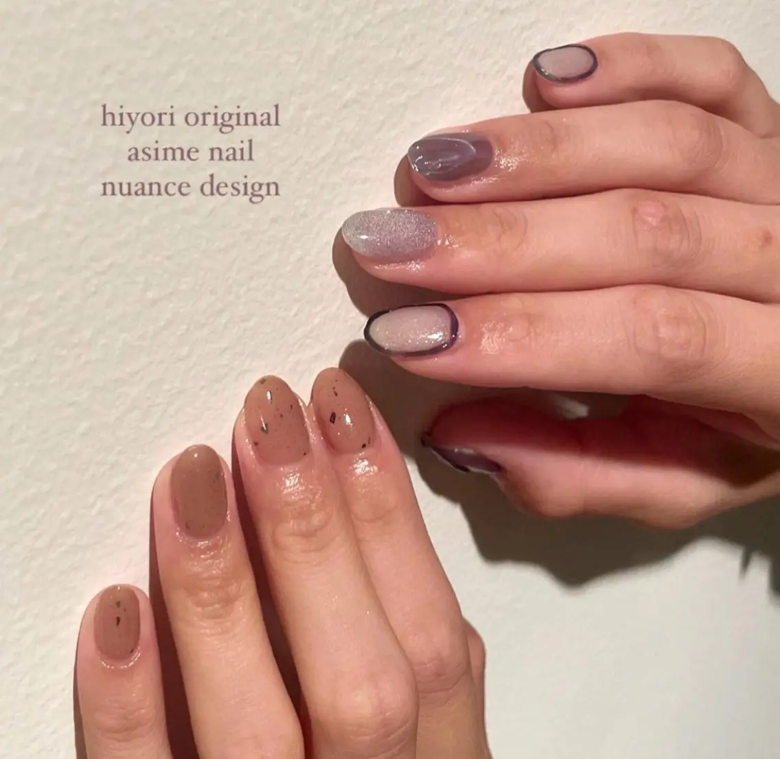 ネイル ニュアンスネイル ハンドネイル pétit hiyoriのネイルデザイン