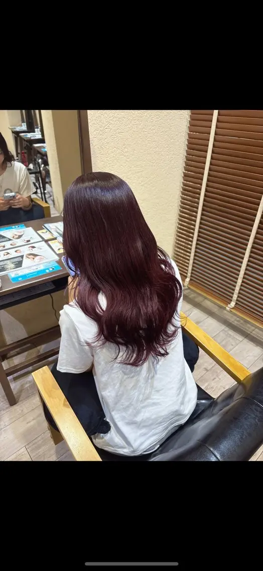 セミロング カラー ヘアカラー 棚邊 くるみ／カラーリストのヘアスタイル