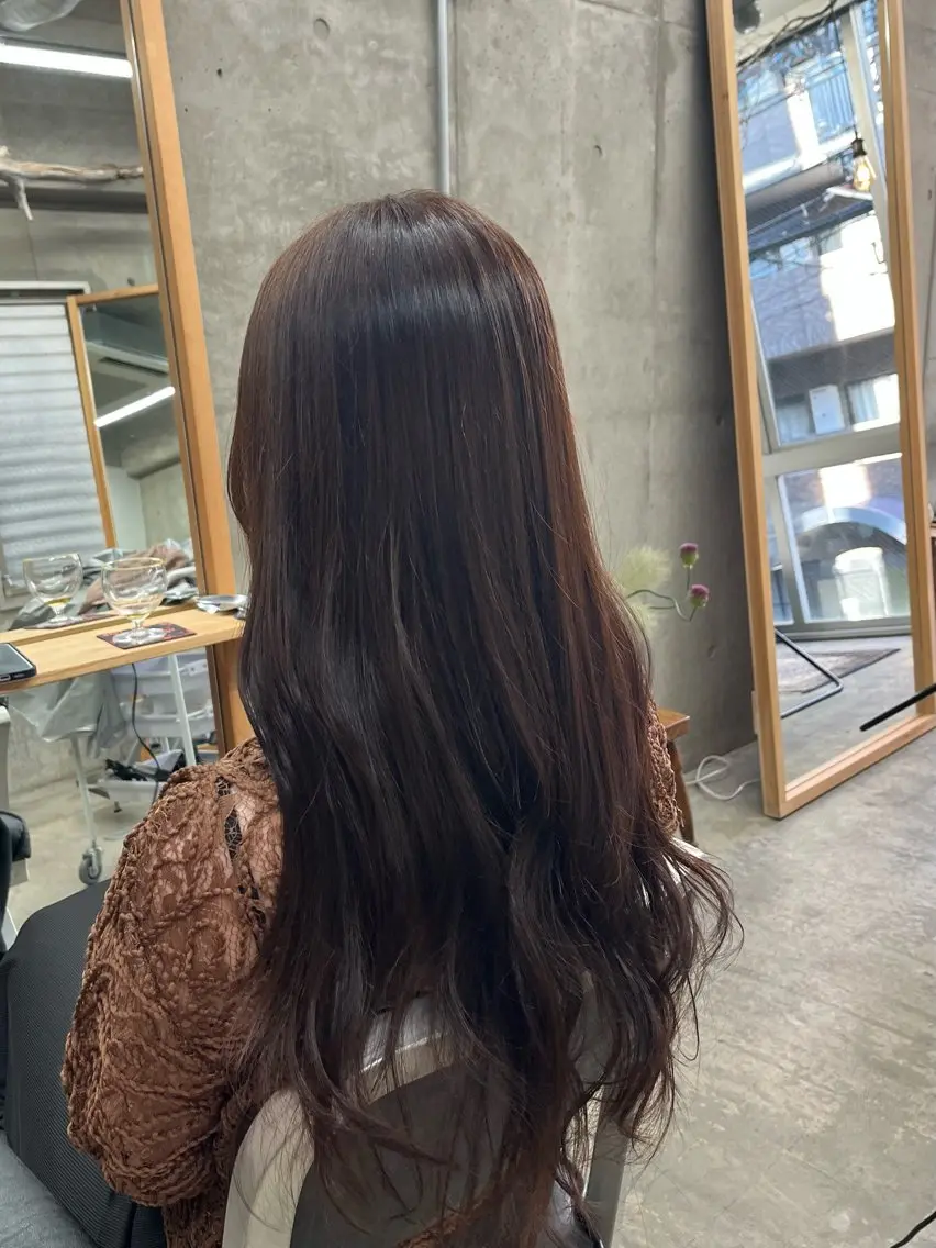 ロング カラー SQUAD Yunaのヘアスタイル