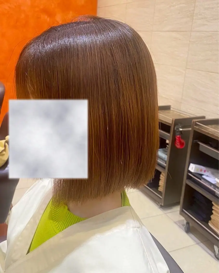Bob cut ➕ うねりケアtreatmentの写真
