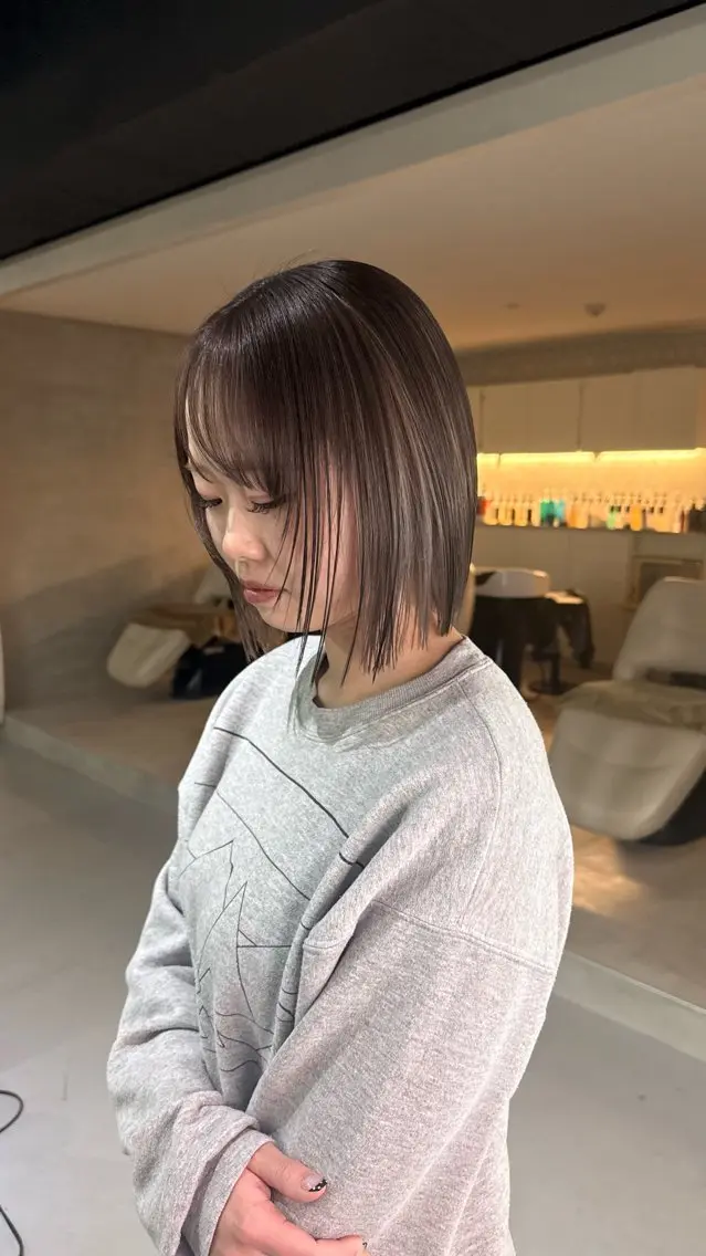 ショート カラー ヘアカラー 石川りみ/ 透明感カラーのヘアスタイル