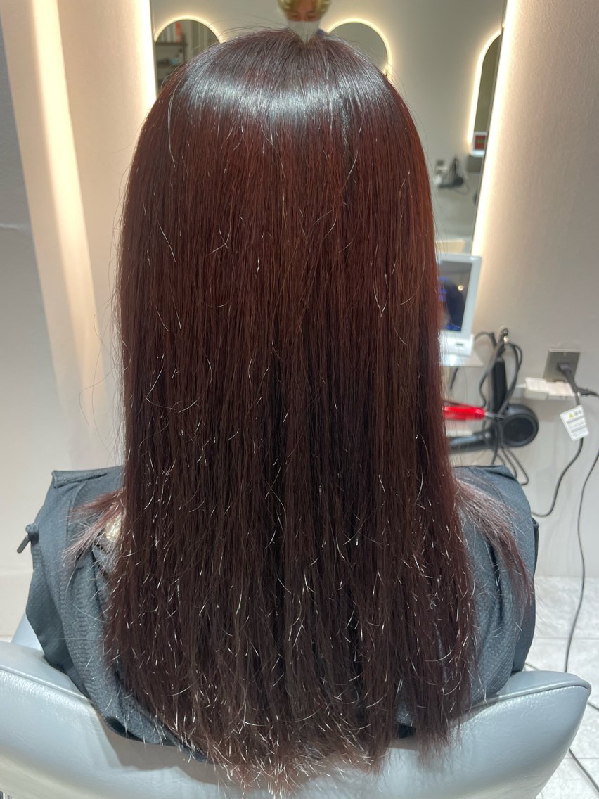 セミロング ヘアカラー 黒川 修雅のヘアスタイル