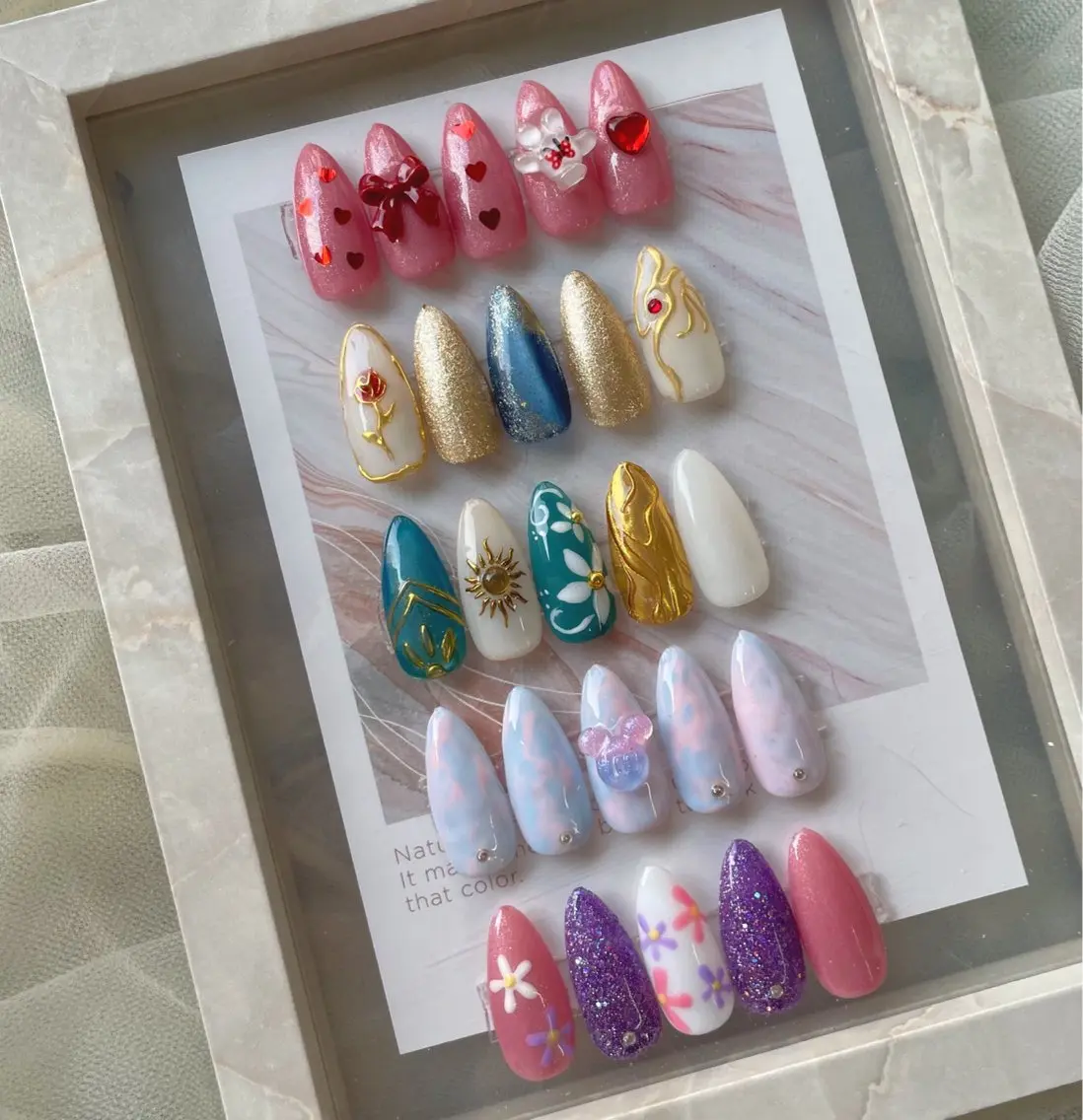 ディズニーモチーフ🏰定額デザインネイル💅の写真