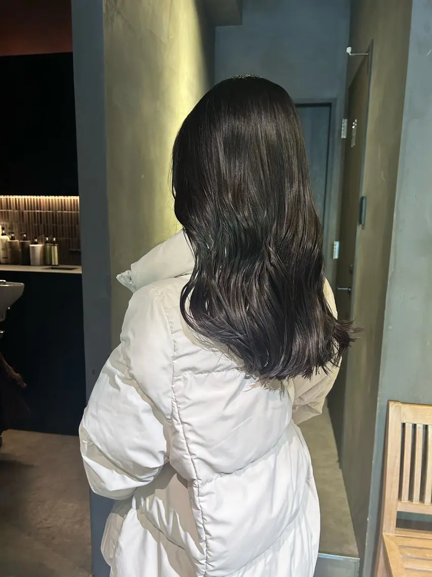 ロング 顔周りカット カット 山本 夏樹のヘアスタイル