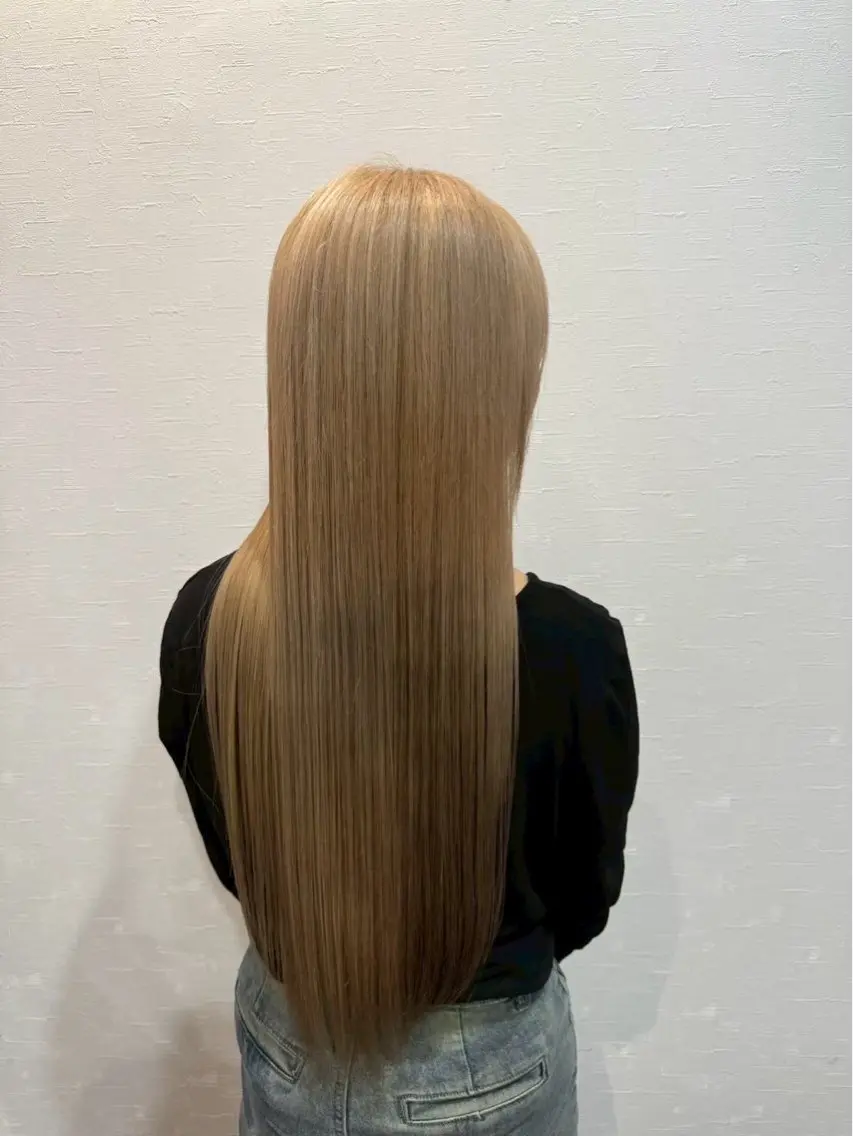 ロング ヘアカラー トリートメント 緒方 将聖のヘアスタイル