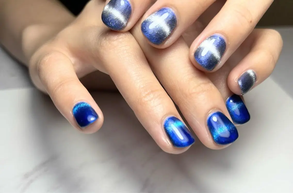 ネイル ネイビー ハンドネイル mi hoのネイルデザイン