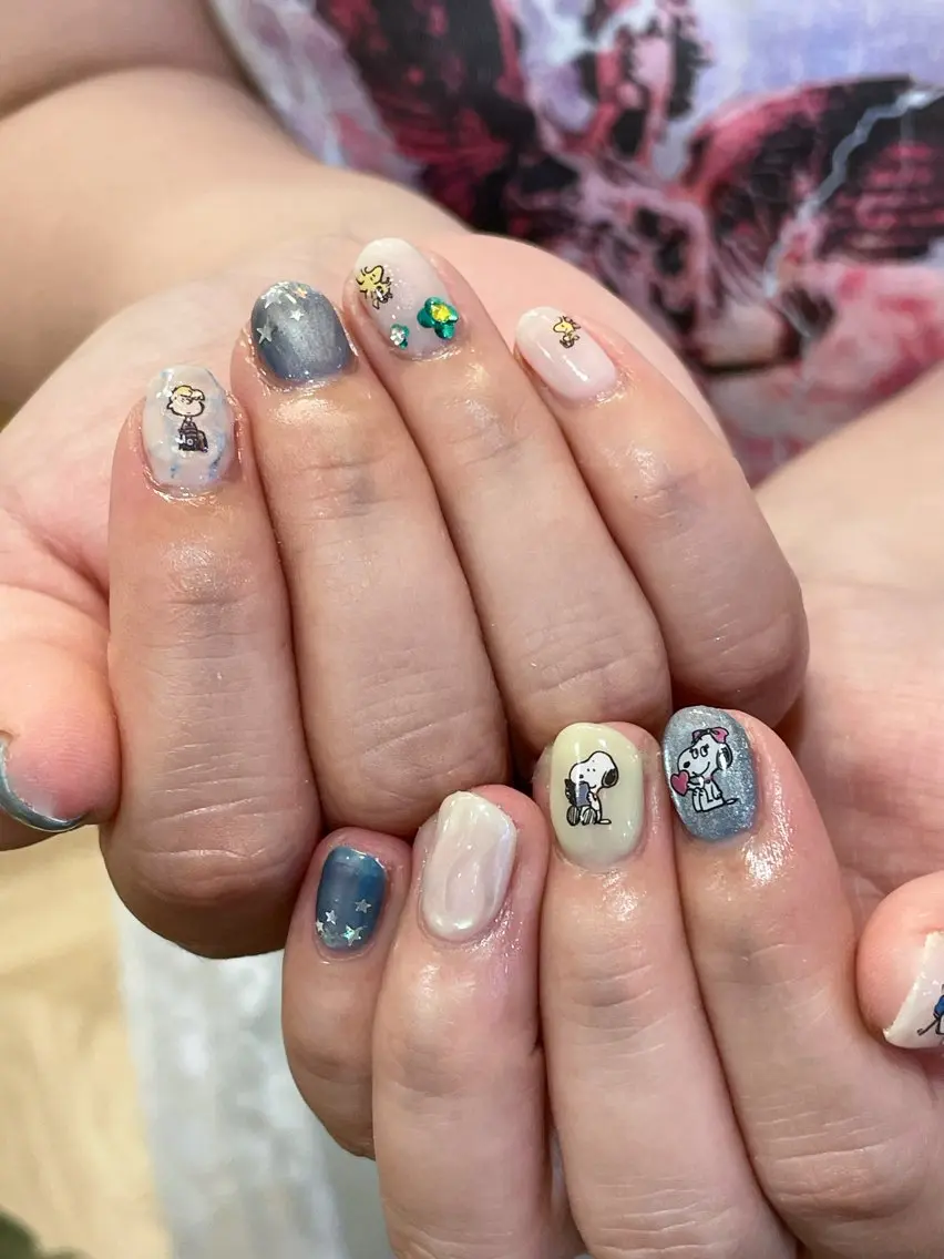 ネイル 持ち込み ハンドネイル Nes.nail AYAのネイルデザイン