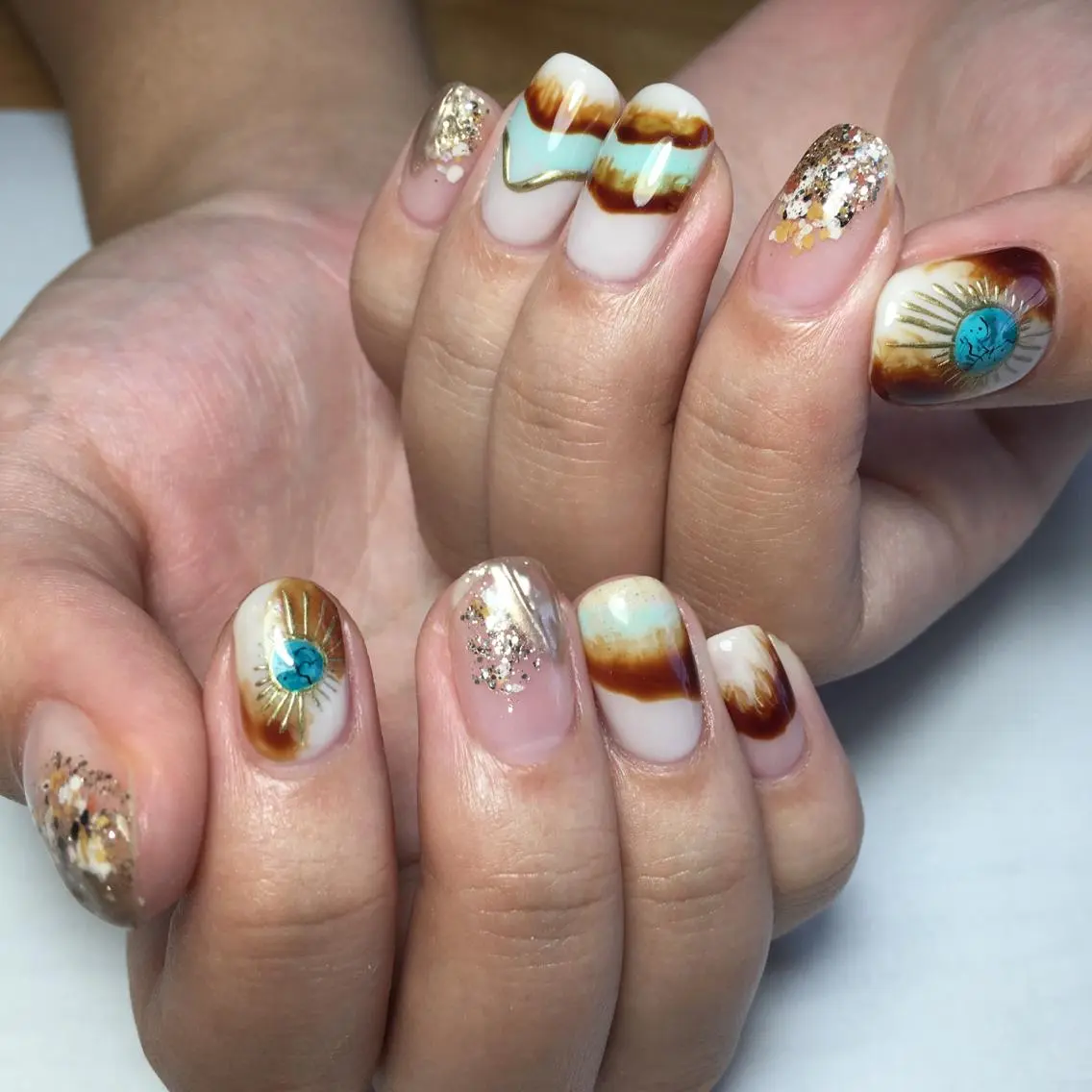 ネイル アートネイル ハンドネイル kipinail 川﨑えりかのネイルデザイン