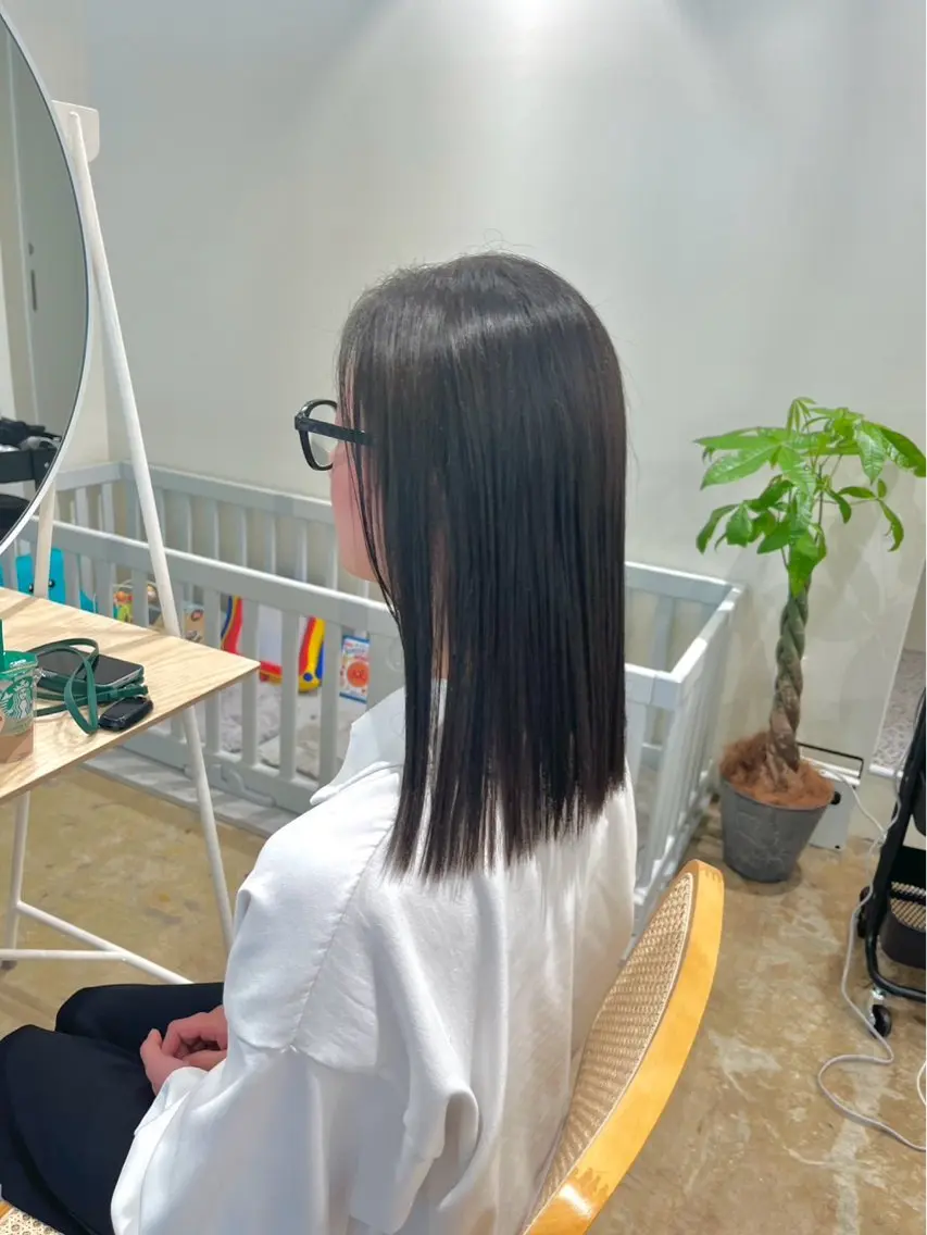 ミディアム カラー 南雲 美紀のヘアスタイル
