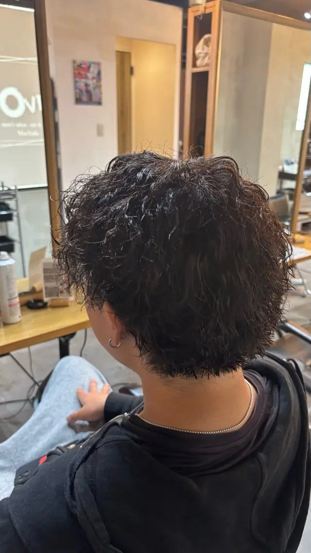 パーマ メンズ カット パーマ ツイスパ特化 TOSHIYAのヘアスタイル