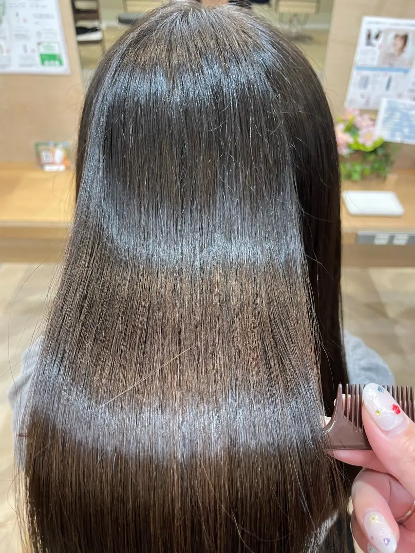 ロング カラー Hairate坂戸 キシダのヘアスタイル