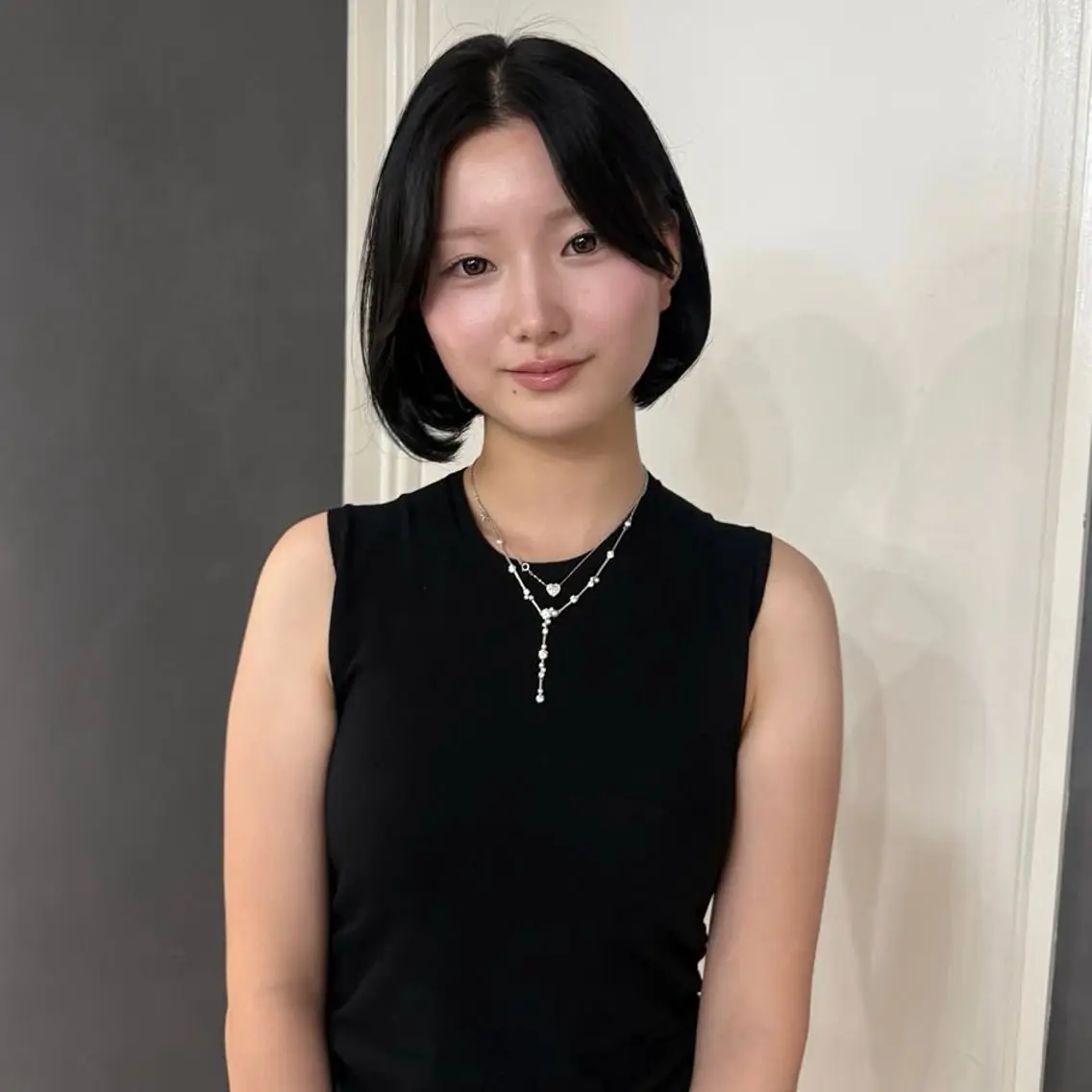 ショート タンバルモリ カット ヘアカラー トリートメント 韓国・透明感カラー /堀江/みずき🐩のヘアスタイル