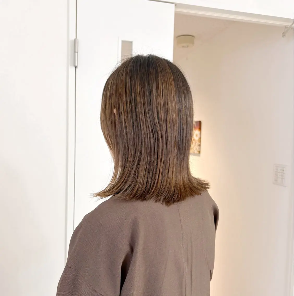ミディアム 麥生田 秀太のヘアスタイル