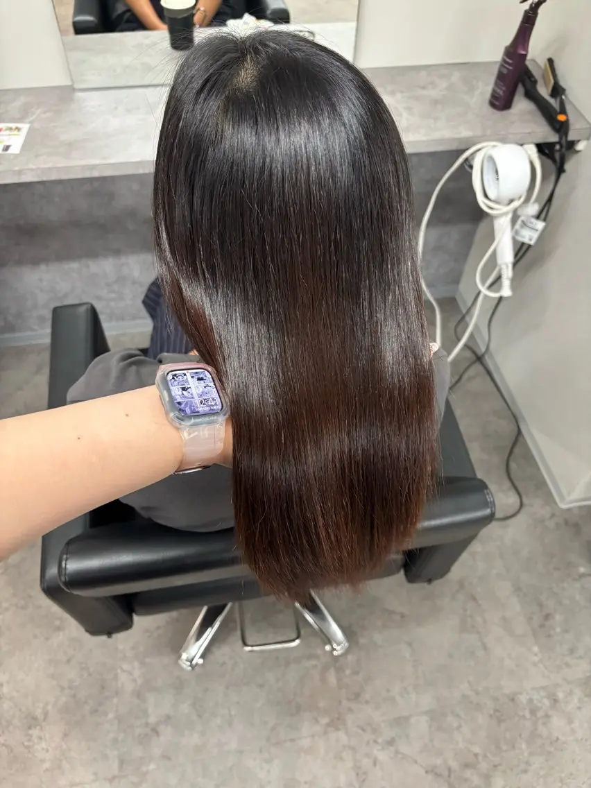 ロング 髪質改善 縮毛矯正 りあん/ 越谷のヘアスタイル