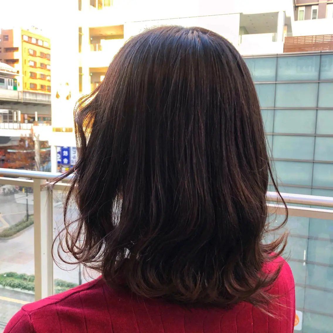 ロング カラー ヘアアレンジ 透明感カラー 美容室sand 横浜のヘアスタイル