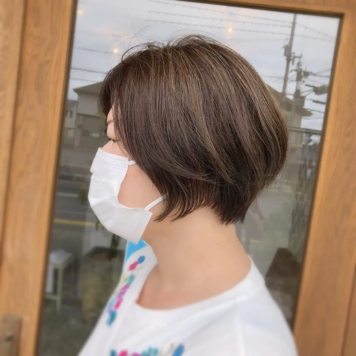ショート カラー ハイライトカラー ハイライト ショートヘア 髪質改善特化 谷口祐綺のヘアスタイル